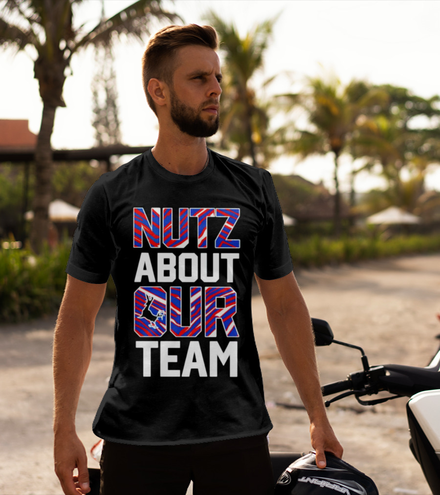 Wingnuts Nutz About Our Team Buffalo Stripes T-Shirt