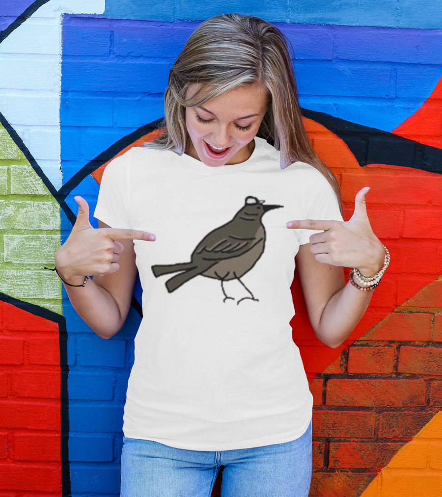 Dallas Stars Mr. Mockingbird Victory Green Bird T-Shirt