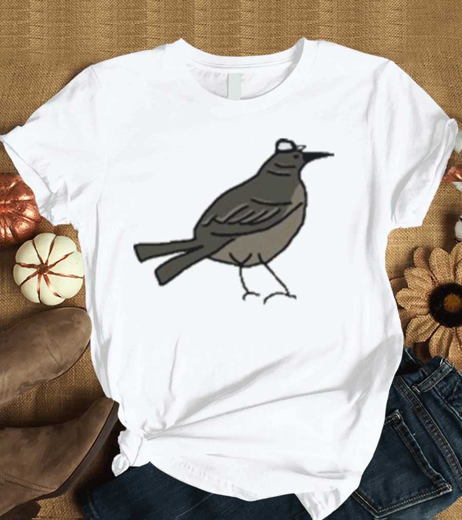 Dallas Stars Mr. Mockingbird Victory Green Bird T-Shirt