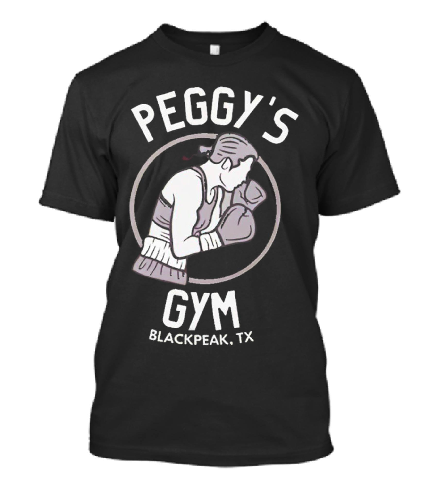Peggy's Gym Blackpeak TX Boxing Fighter T-Shirt