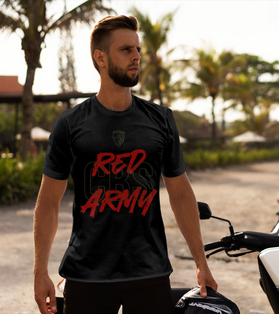 CBS Red Army Football Club Badge T-Shirt