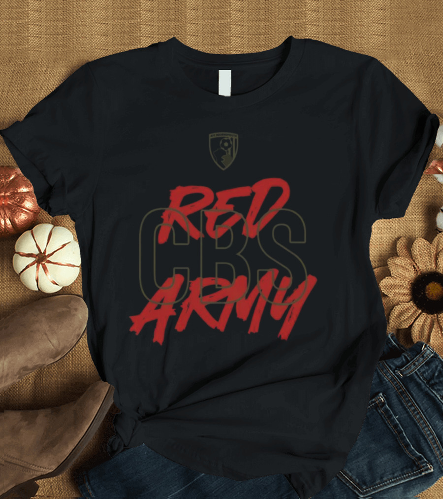 CBS Red Army Football Club Badge T-Shirt