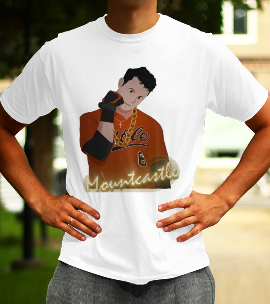 Mountcastle Neon Ryan Mountcastle Orioles Jersey Number Six T-Shirt