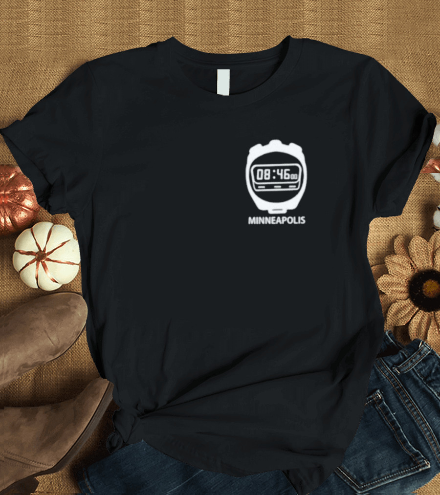 08:46 Stopwatch Symbol Minneapolis T-Shirt