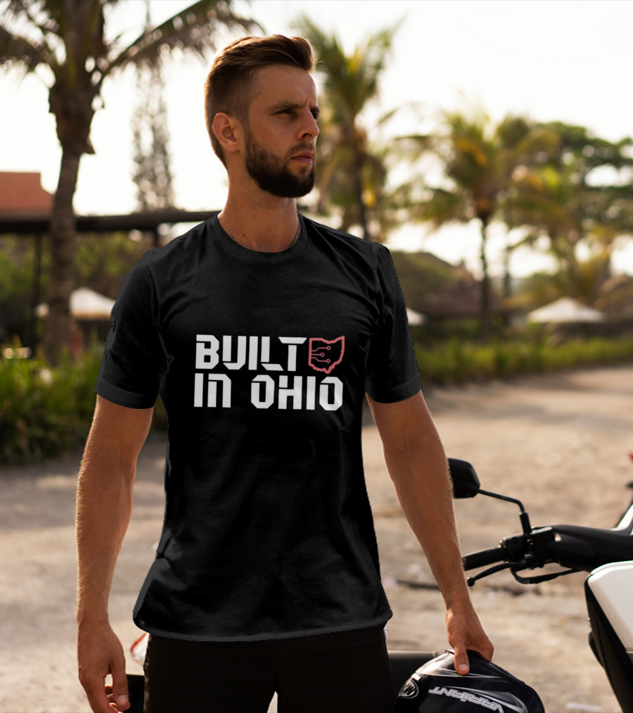 Built In Ohio Tech Circuit T-Shirt