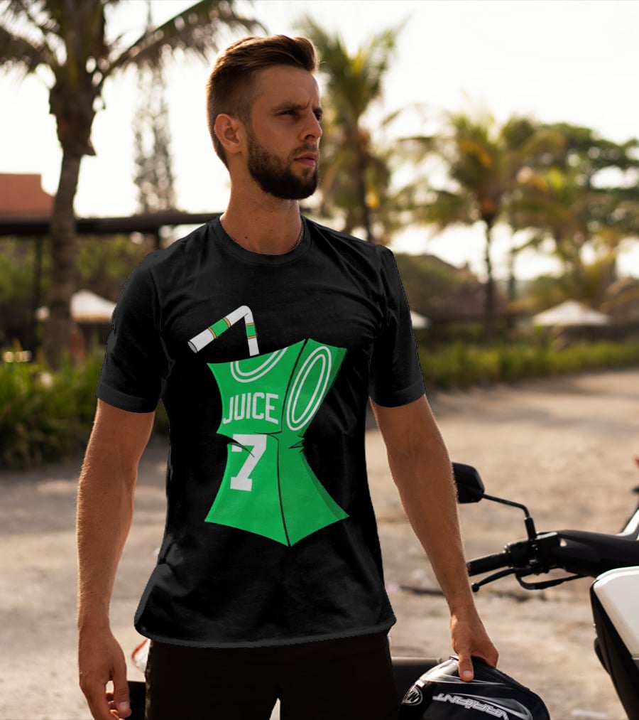 Juice Number 7 Jaylen Brown Boston Celtics Jersey T-Shirt