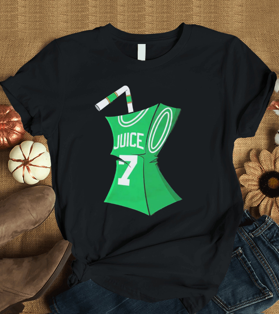Juice Number 7 Jaylen Brown Boston Celtics Jersey T-Shirt