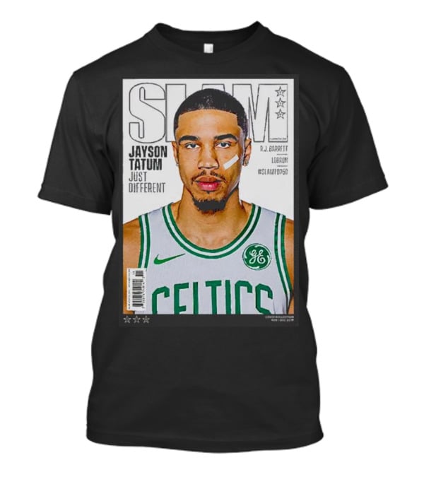 Slam Jayson Tatum Just Different Celtics Cover NBA Basketball Star T-Shirt