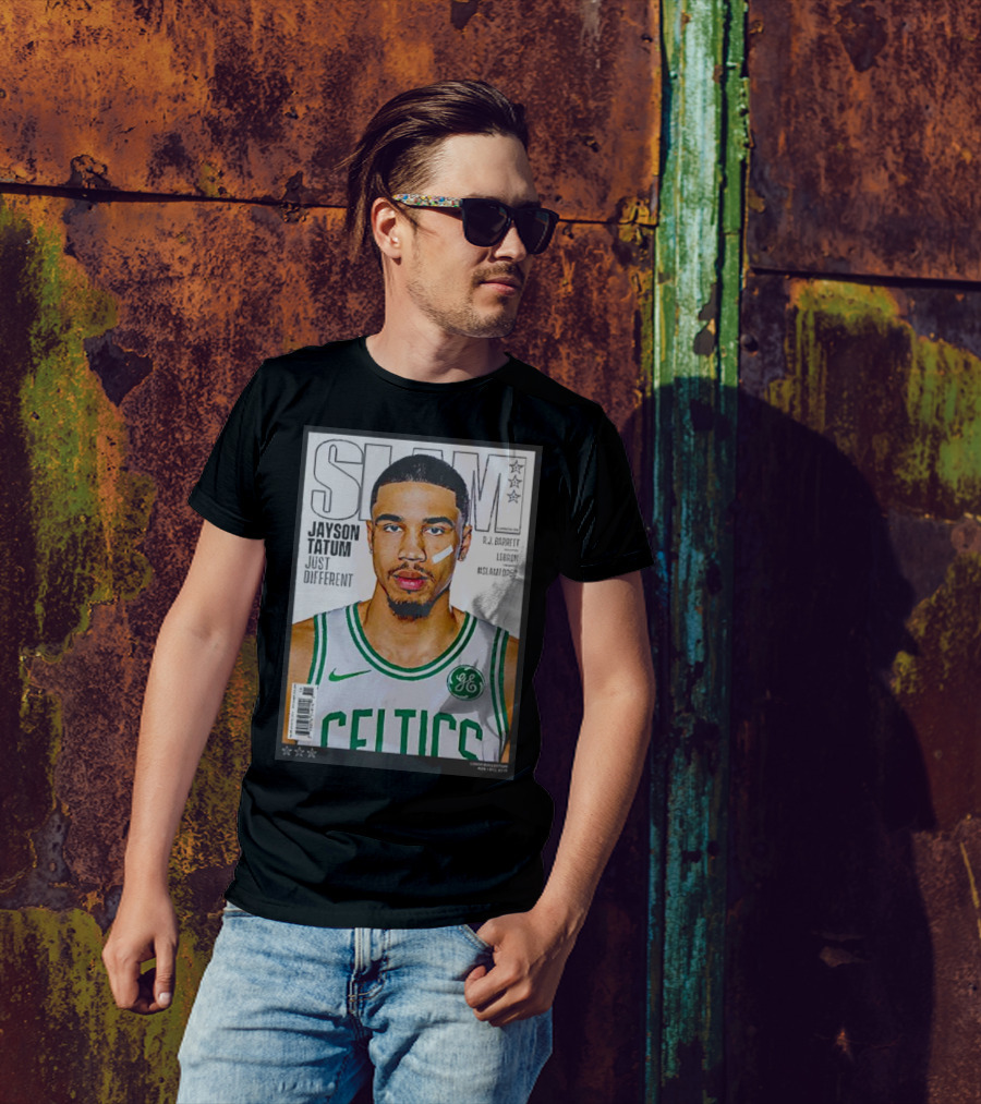 Slam Jayson Tatum Just Different Celtics Cover NBA Basketball Star T-Shirt