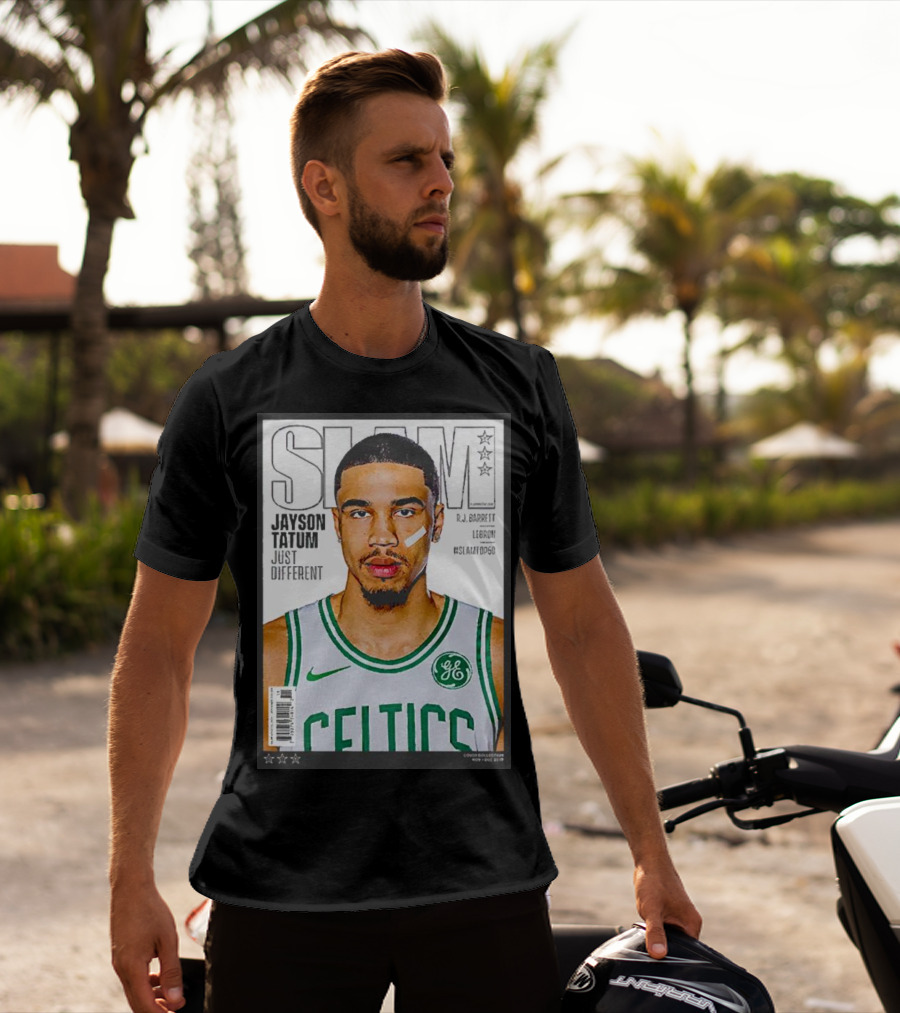 Slam Jayson Tatum Just Different Celtics Cover NBA Basketball Star T-Shirt