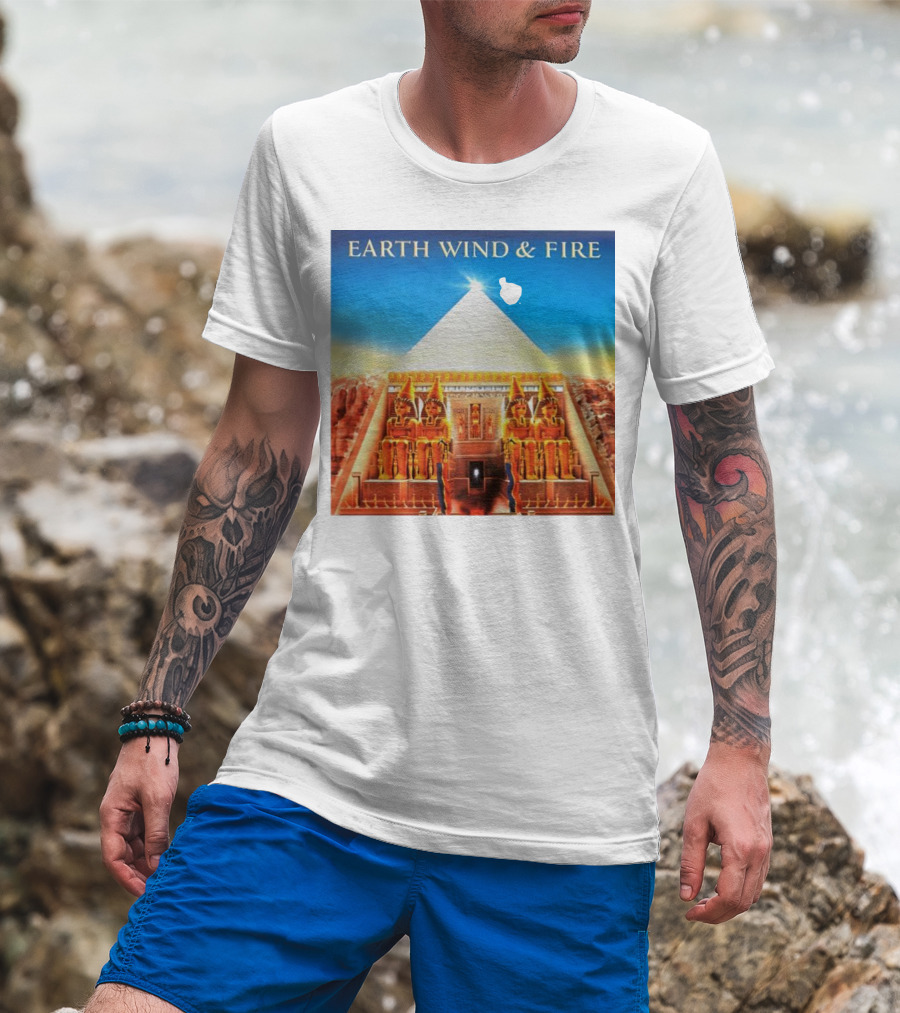 Earth Wind And Fire Pyramid And Sphinx T-Shirt