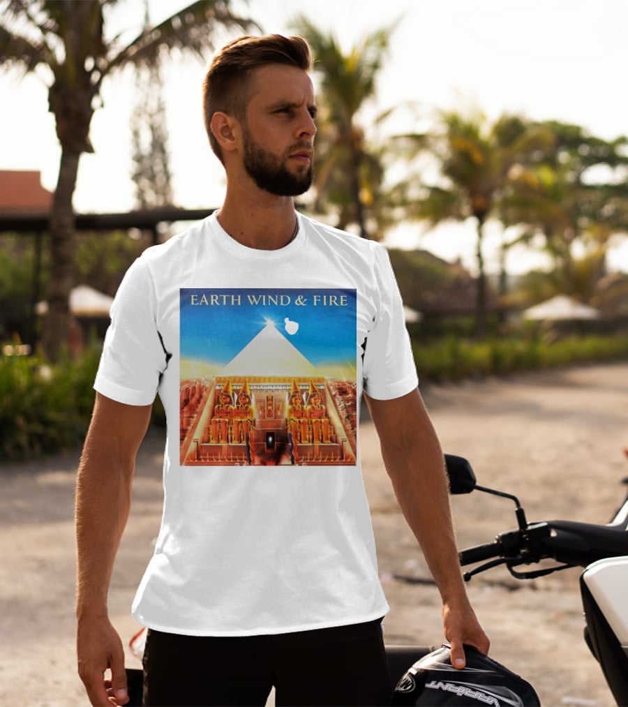 Earth Wind And Fire Pyramid And Sphinx T-Shirt