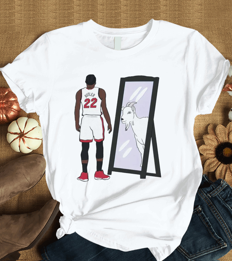Jimmy Butler 22 Mirror Reflection Goat T-Shirt