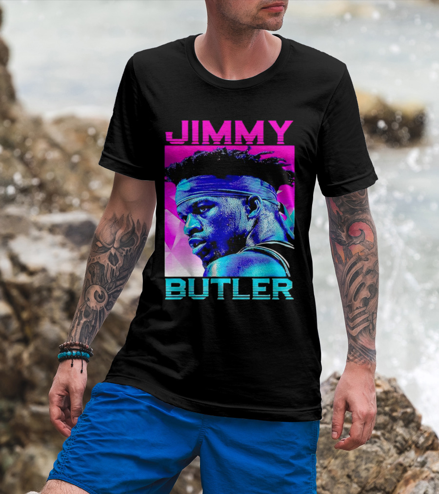 Jimmy Butler Retro Neon T-Shirt