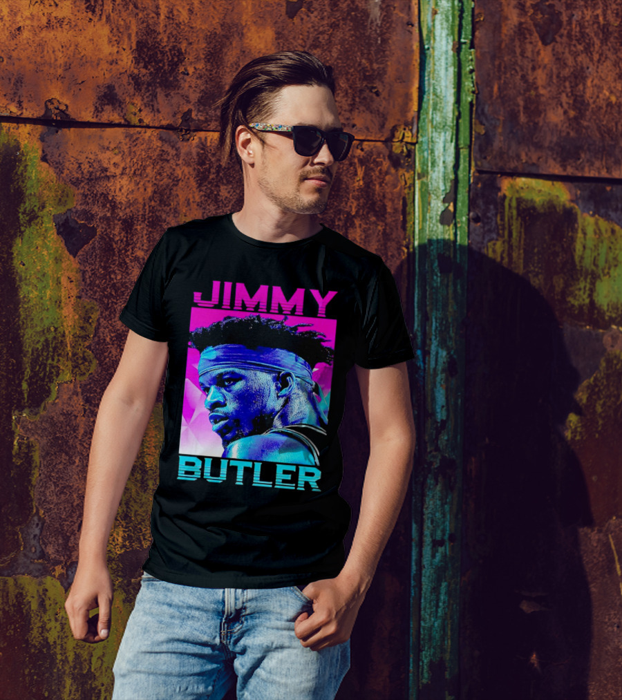 Jimmy Butler Retro Neon T-Shirt
