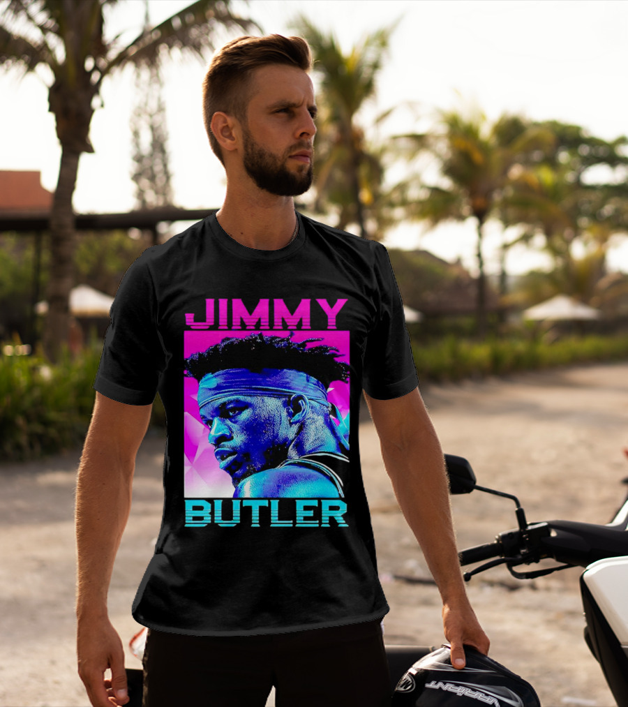 Jimmy Butler Retro Neon T-Shirt