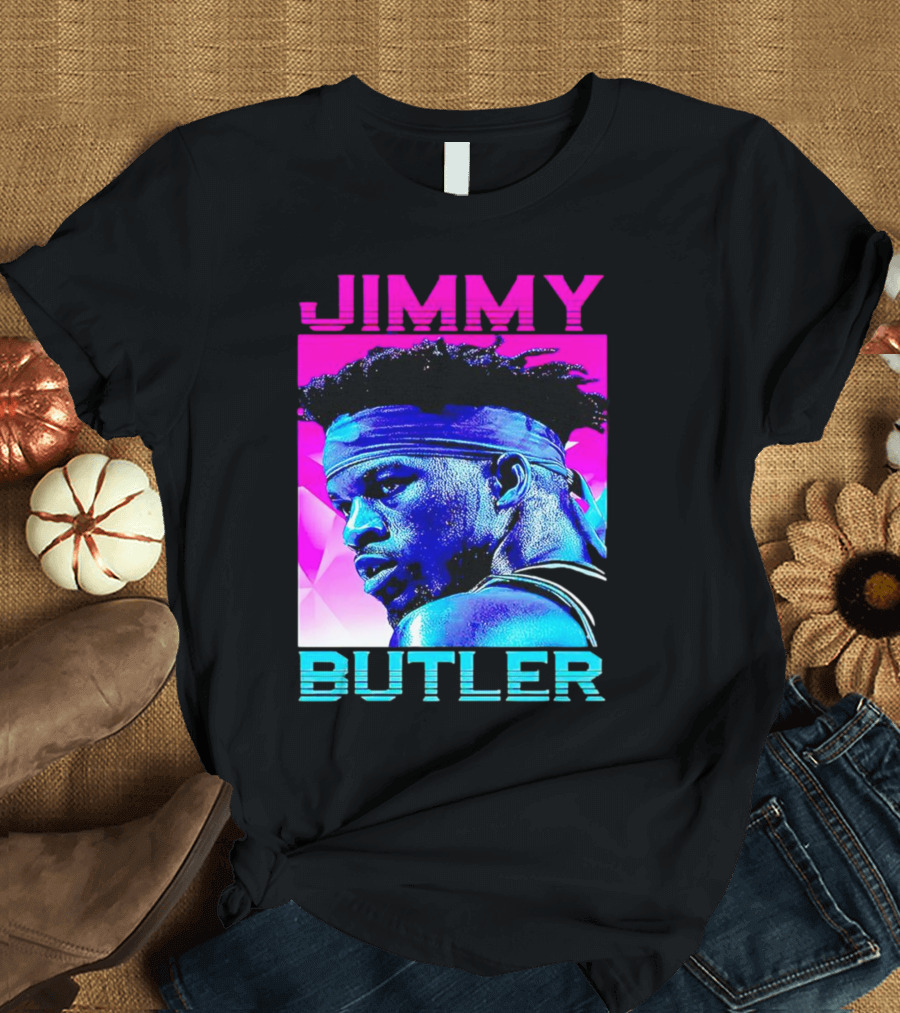 Jimmy Butler Retro Neon T-Shirt
