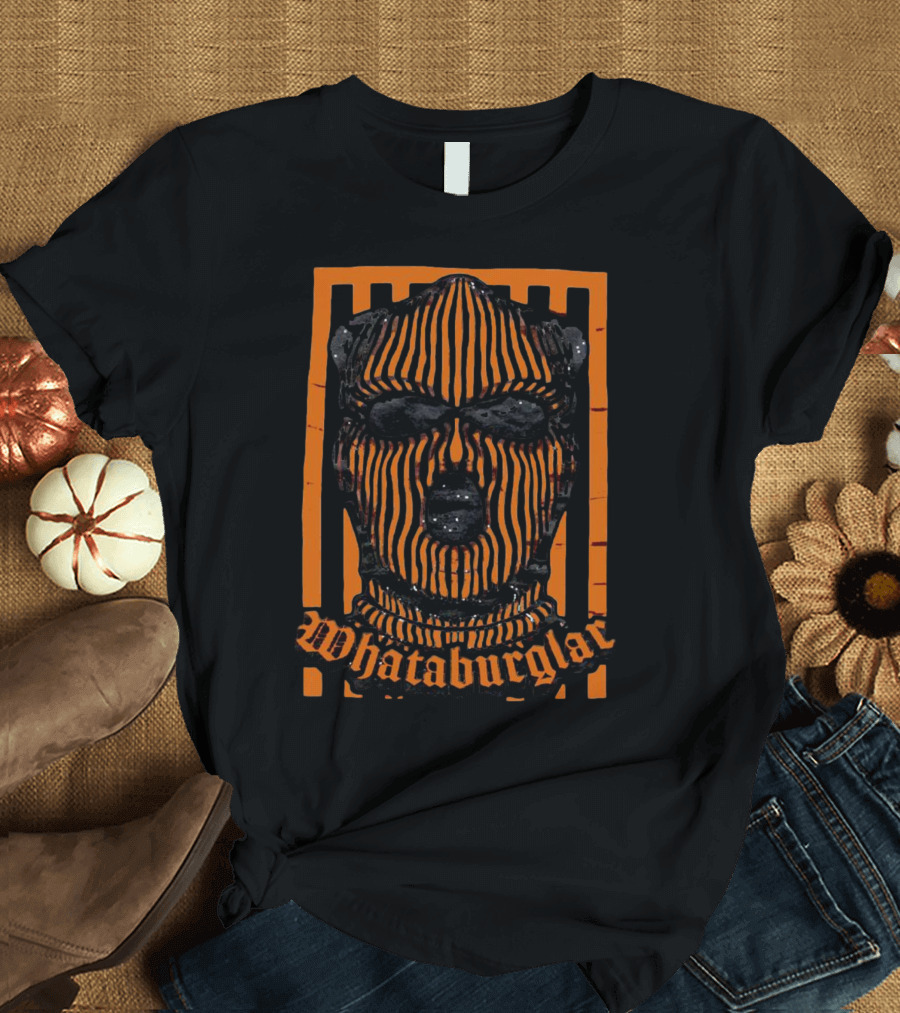 Whataburglar Striped Masked Figure T-Shirt