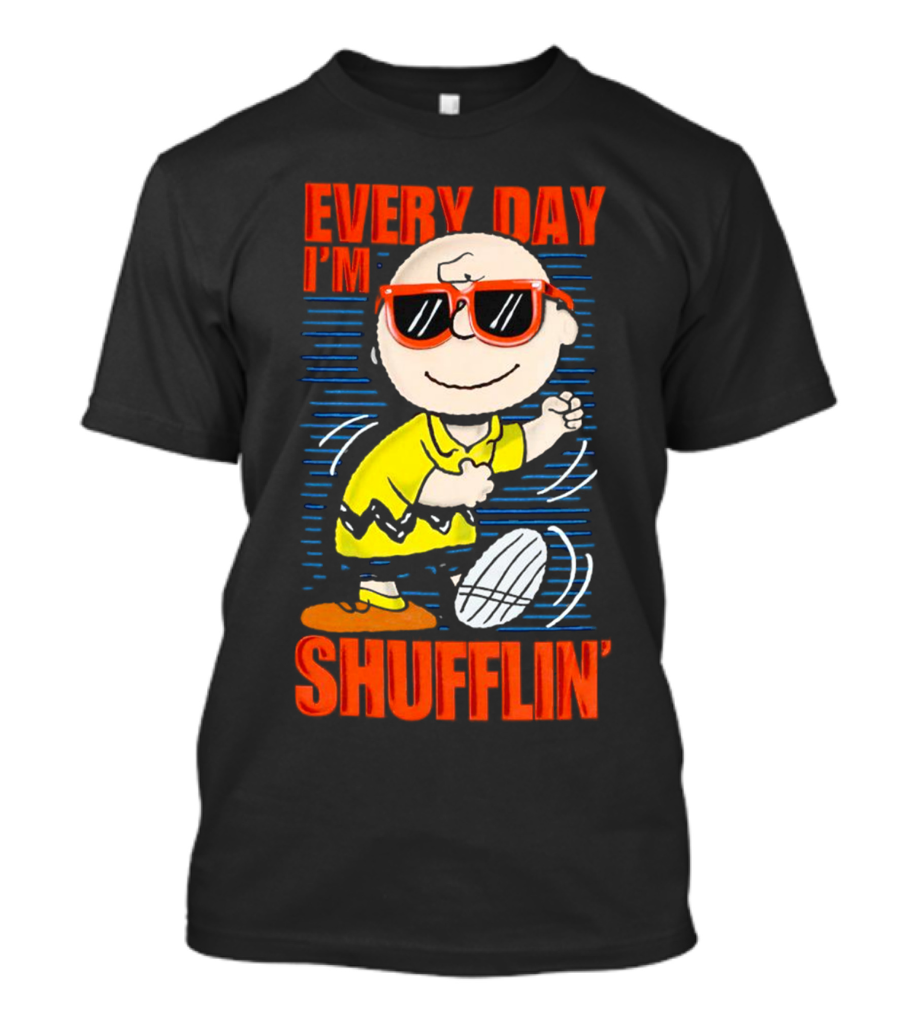 Charlie Brown Every Day I’m Shufflin’ Sunglasses Dance T-Shirt