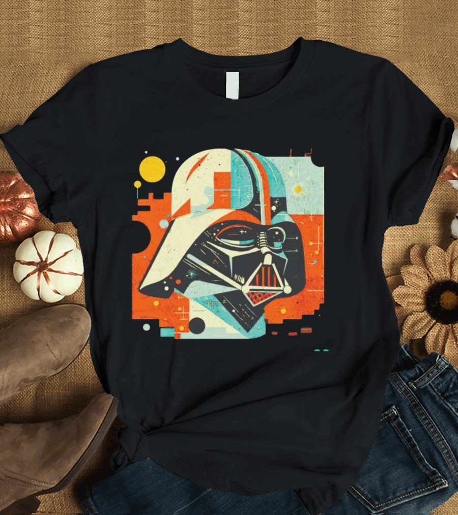 Darth Vader Dark Helmet Pop Art Retro T-Shirt