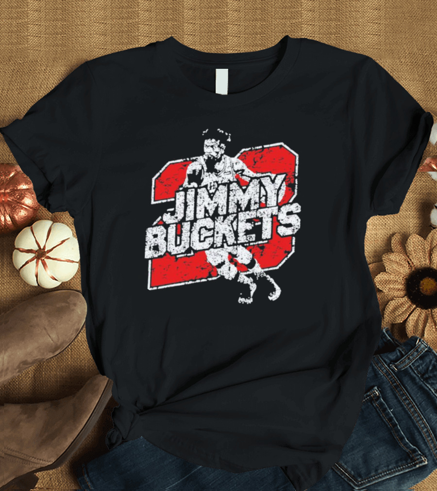 Jimmy Buckets Basketball Retro Athletic Style Player Number T-Shirt