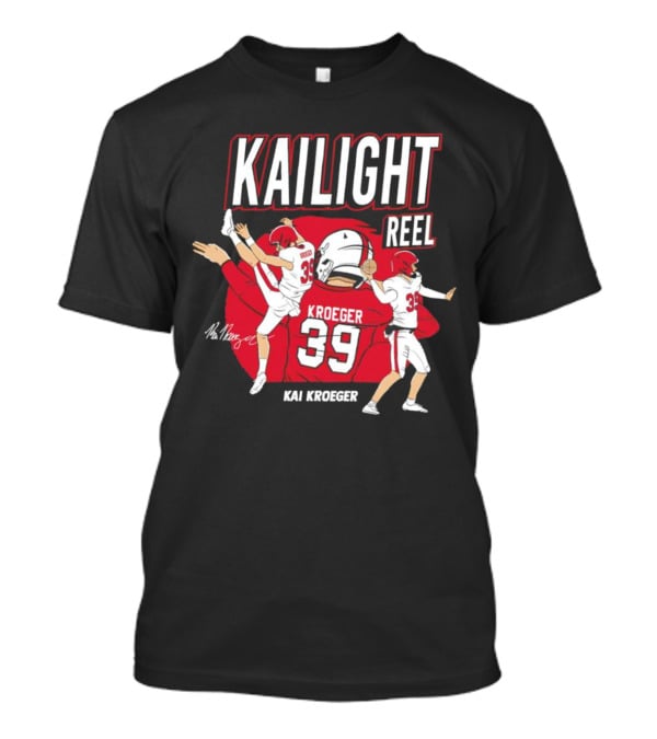Kailight Reel Kai Kroeger 39 South Carolina Gamecocks Football T-Shirt