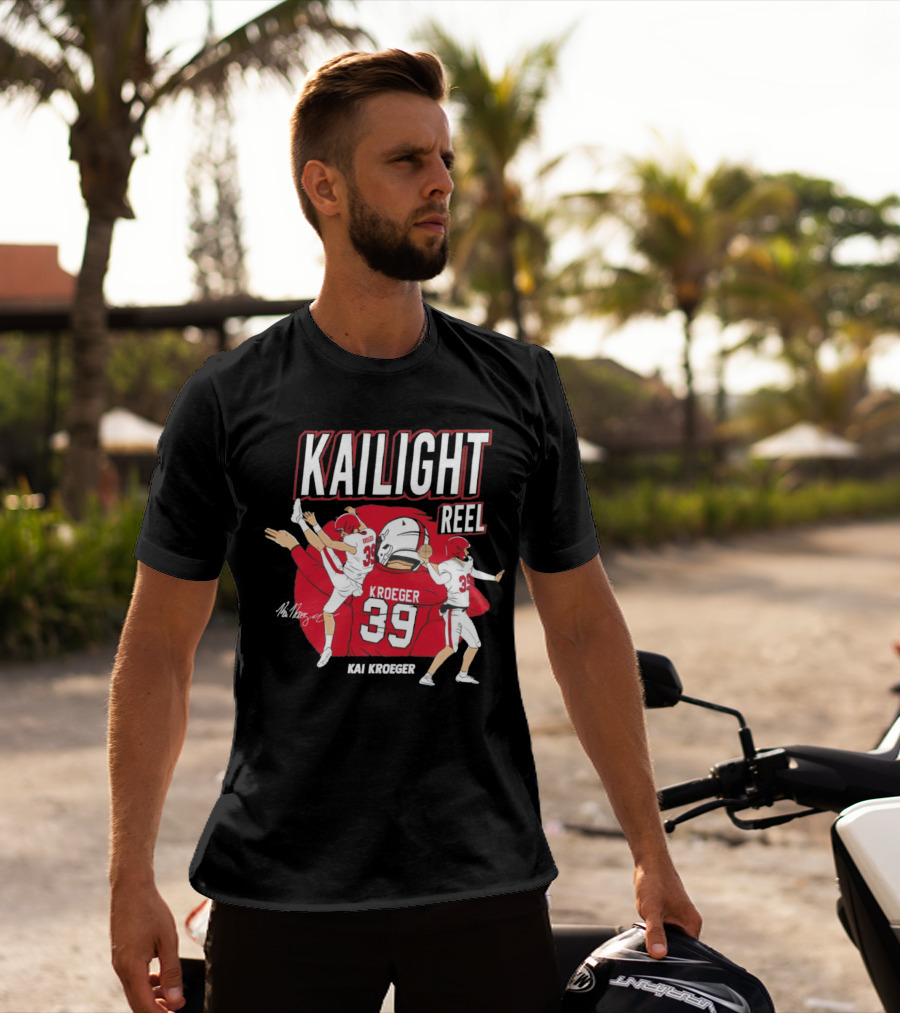 Kailight Reel Kai Kroeger 39 South Carolina Gamecocks Football T-Shirt