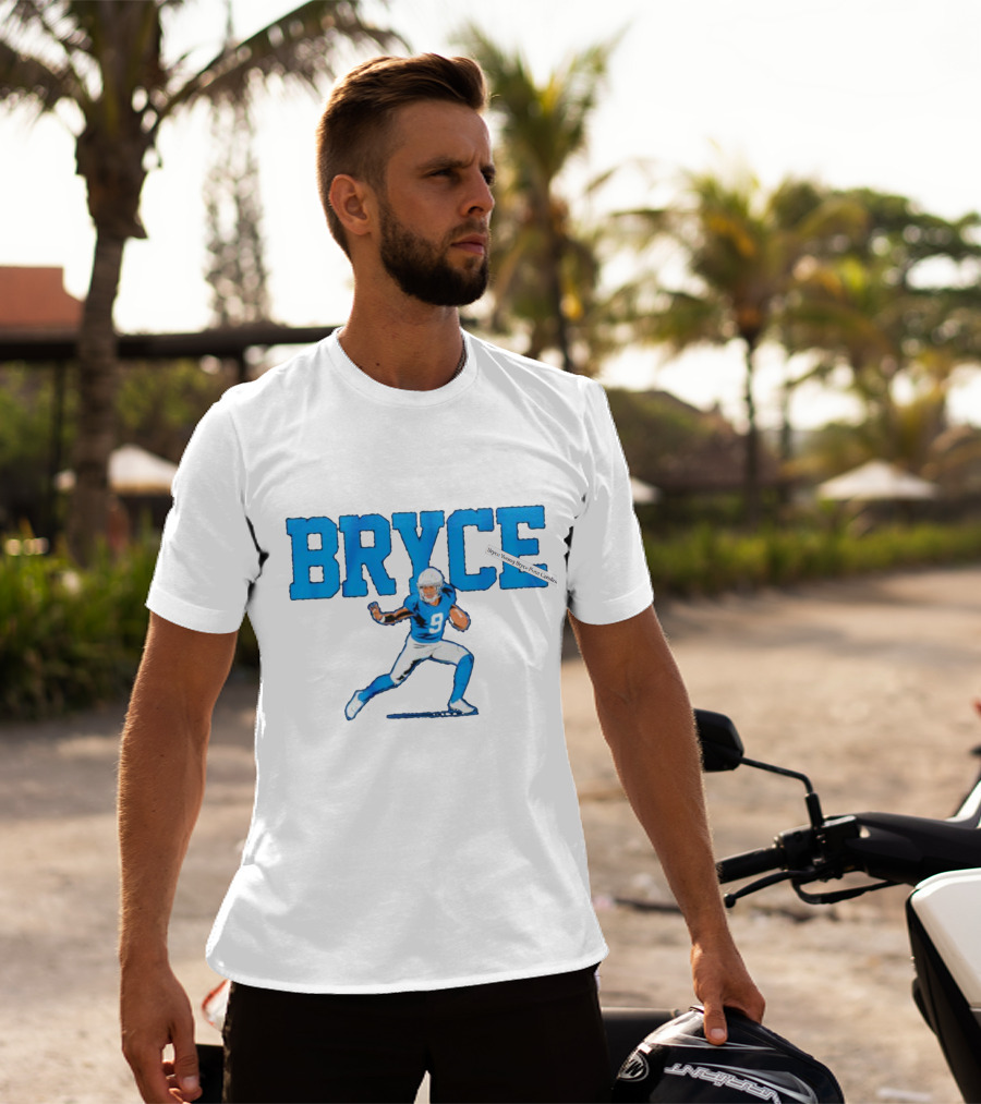 Bryce Young Pose Carolina Panthers Football T-Shirt