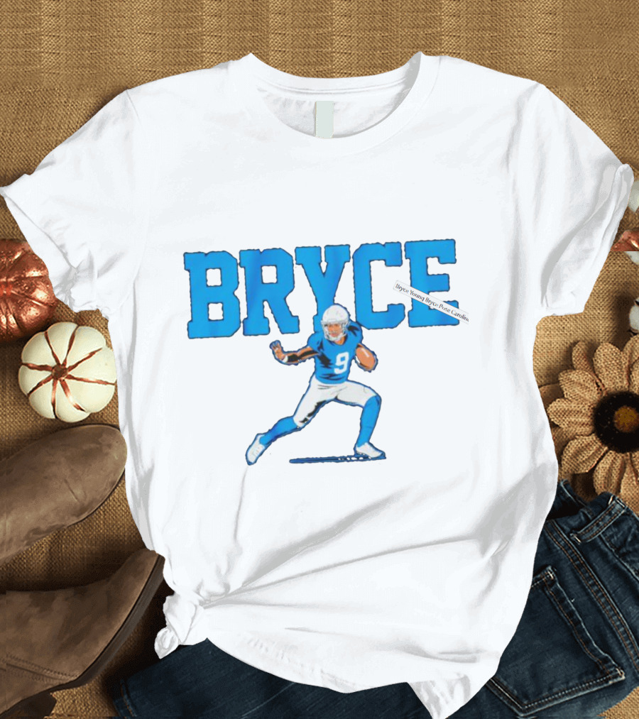 Bryce Young Pose Carolina Panthers Football T-Shirt
