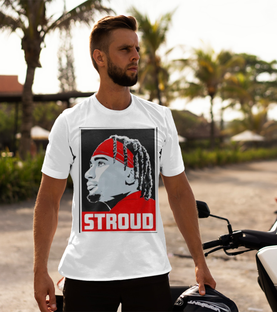 C.J. Stroud Ohio State Buckeyes Portrait Stroud T-Shirt