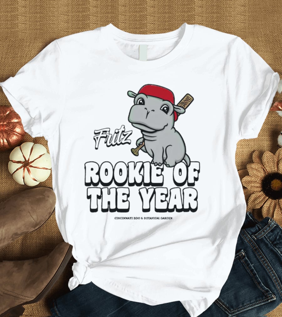 Fritz Rookie Of The Year Cincinnati Zoo Botanical Garden T-Shirt
