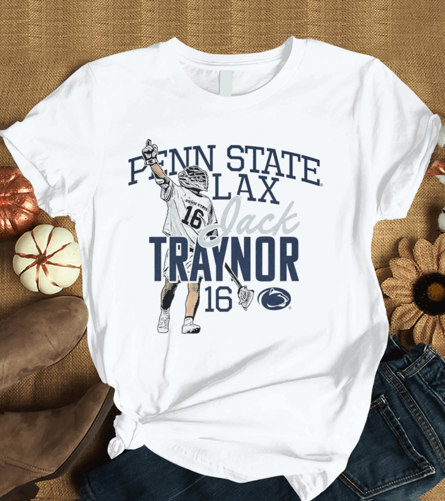 Jack Traynor #16 Penn State LAX Nittany Lions T-Shirt