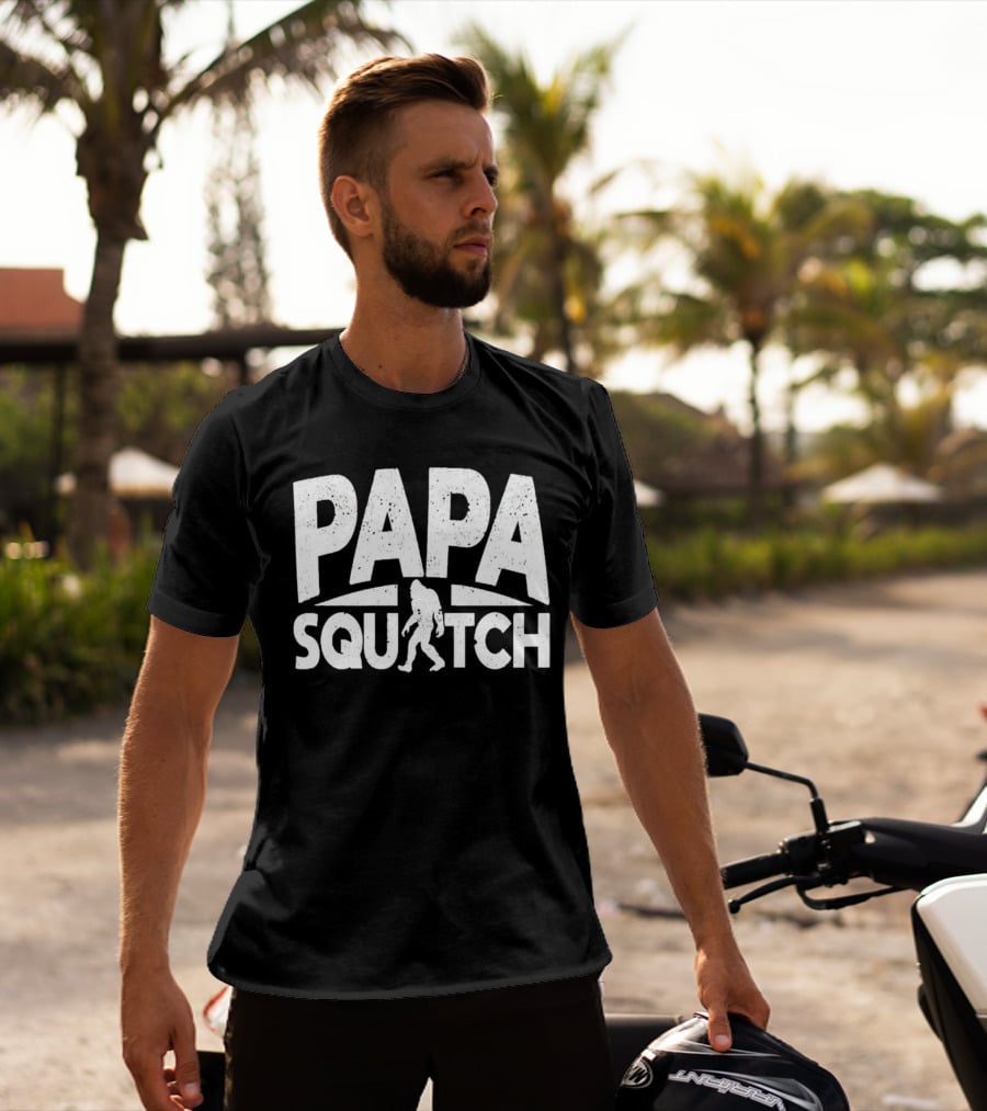 Papa Squatch Bigfoot T-Shirt