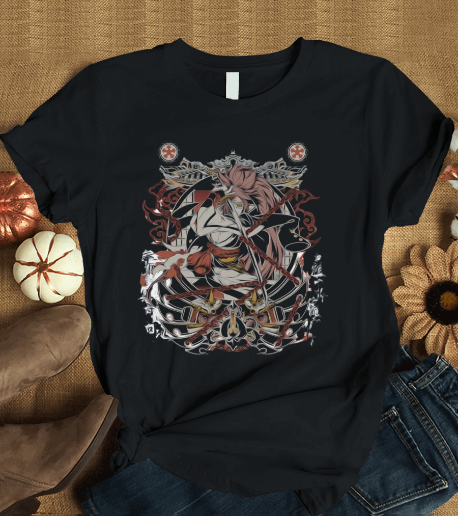 Guilty Gear Baiken Samurai Warrior Character Fantasy T-Shirt