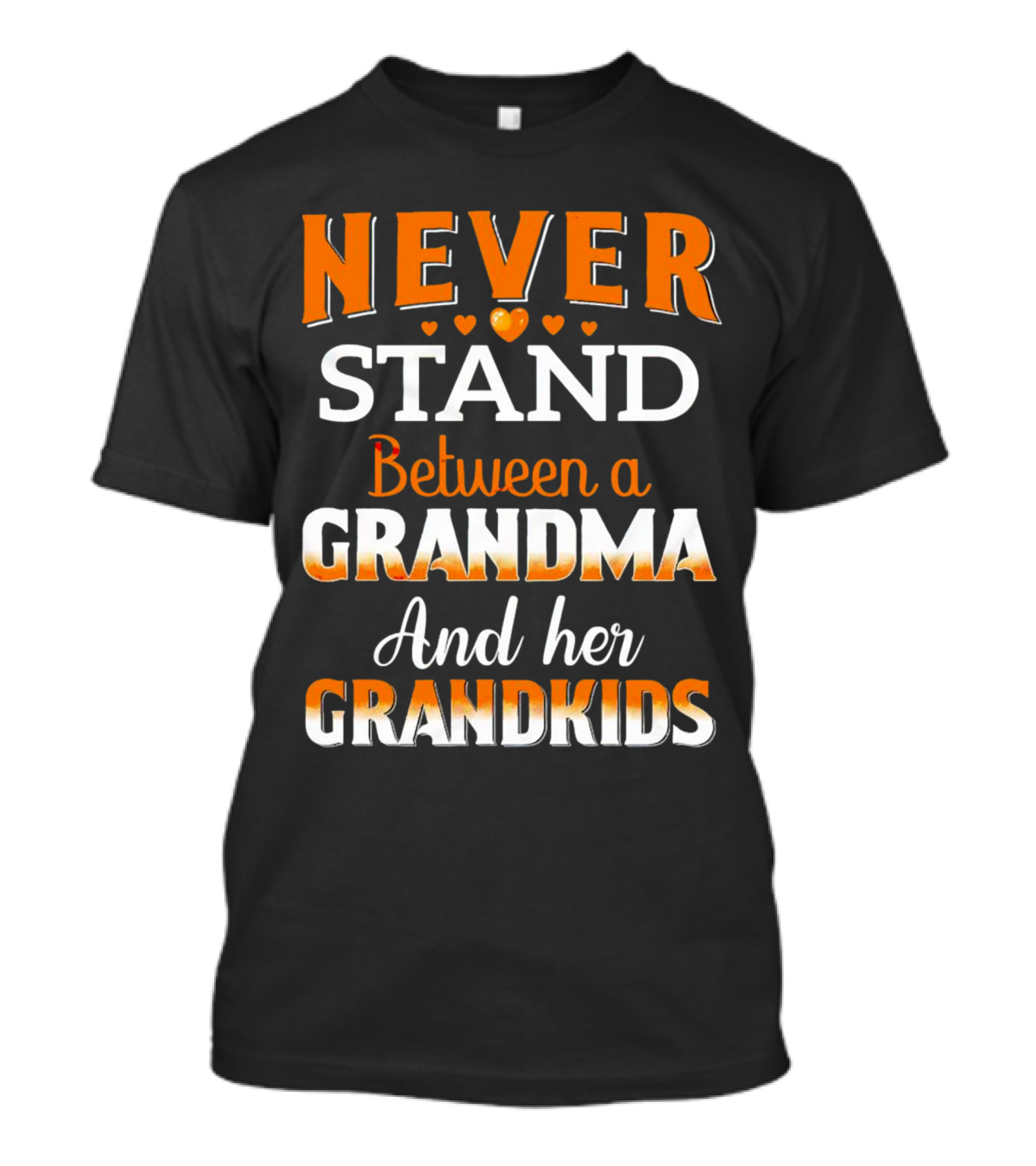 Never Stand Between A Grandma And Her Grandkids Heart T-Shirt