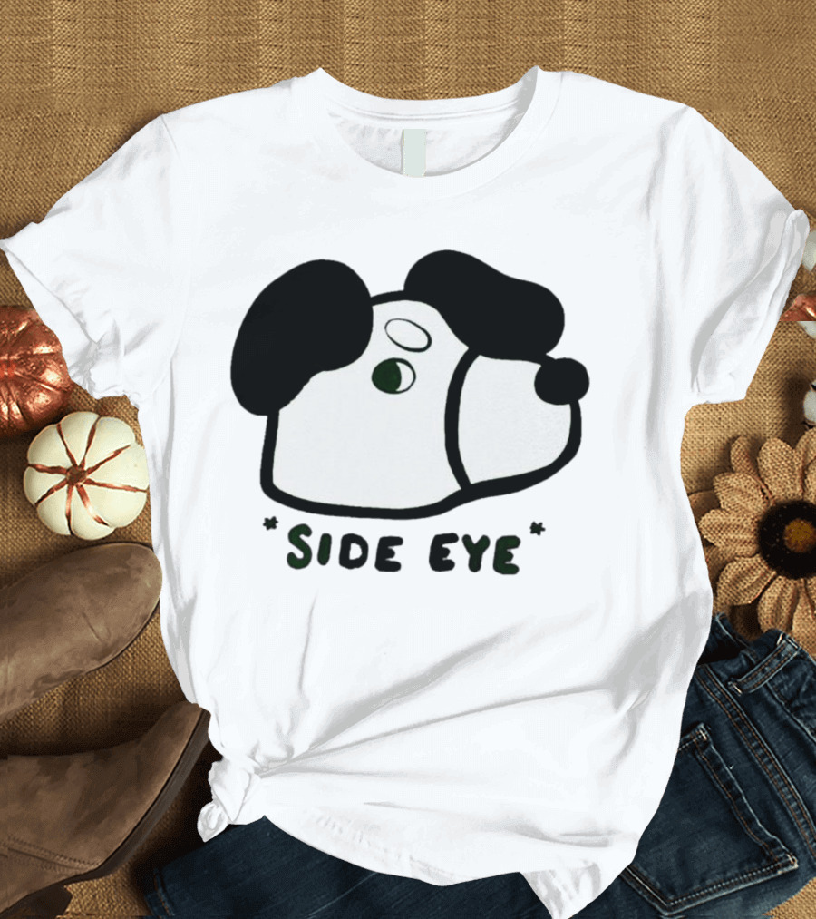 Side Eye Dog Face T-Shirt