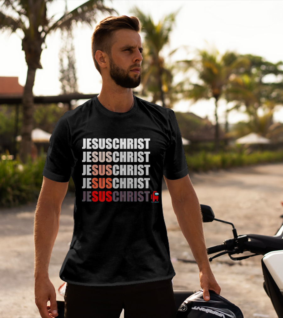 Jesus Christ Among Us Impostor Meme T-Shirt