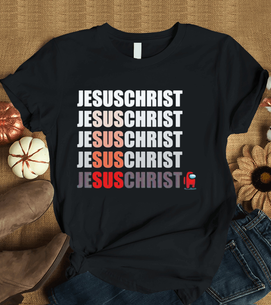 Jesus Christ Among Us Impostor Meme T-Shirt