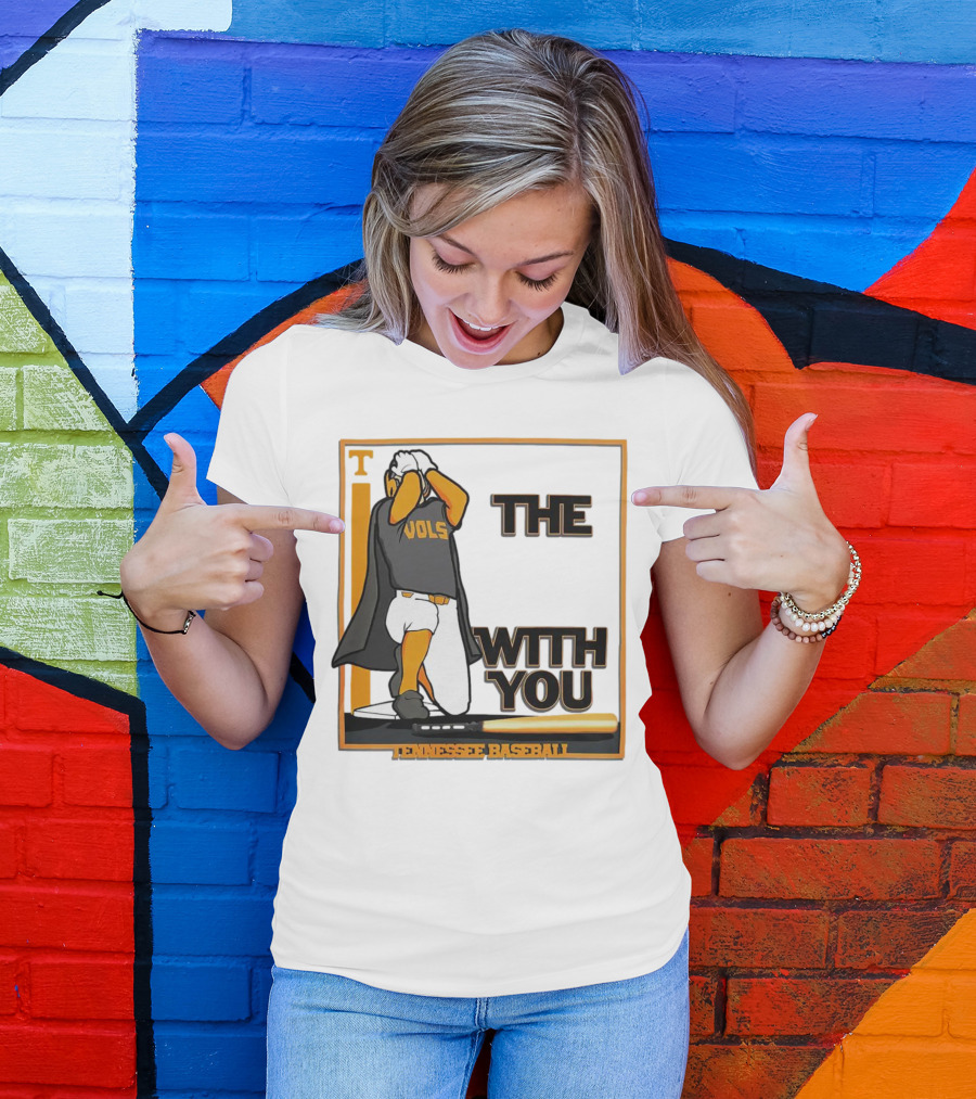 Tennessee Volunteers Baseball May The Vols Be With You T-Shirt