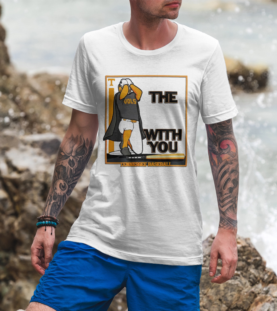 Tennessee Volunteers Baseball May The Vols Be With You T-Shirt
