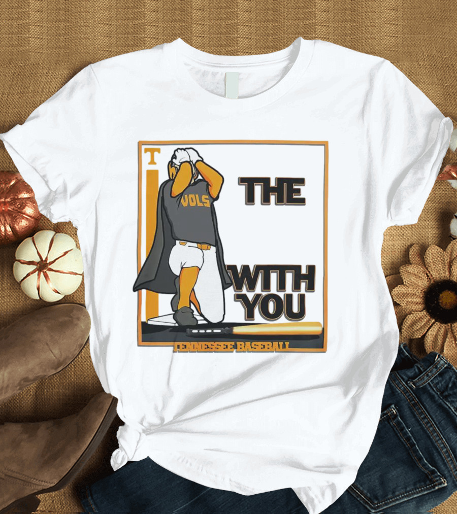 Tennessee Volunteers Baseball May The Vols Be With You T-Shirt