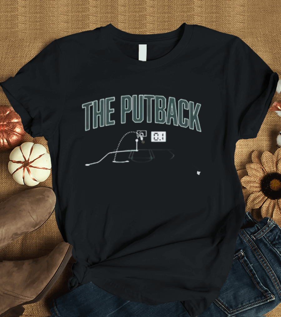 The Putback 0.1 Basketball Scoreboard Court T-Shirt