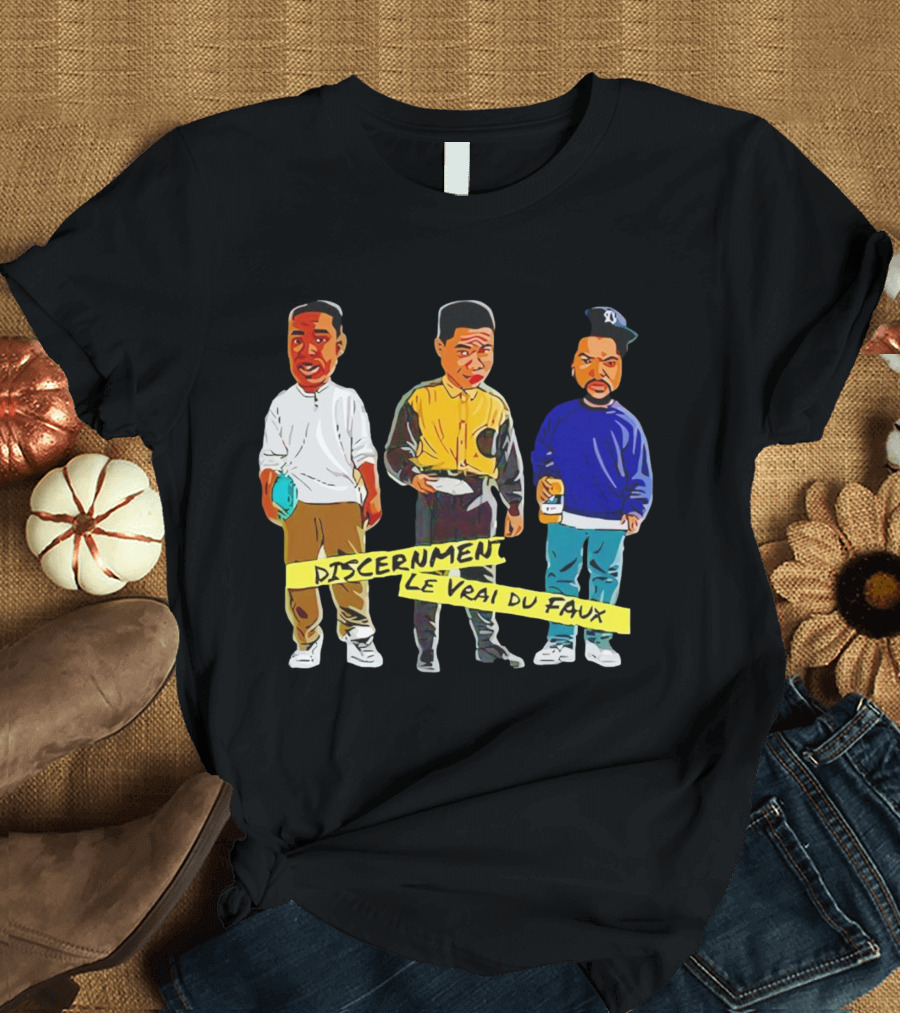 Discernment Le Vrai Du Faux Trio Iconic Figures T-Shirt