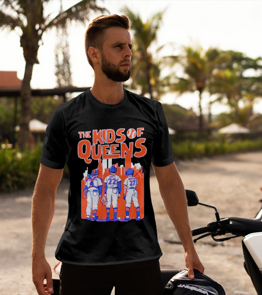 Francisco Alvarez Brett Baty Mark Vientos The Kids Of Queens New York Mets Players T-Shirt