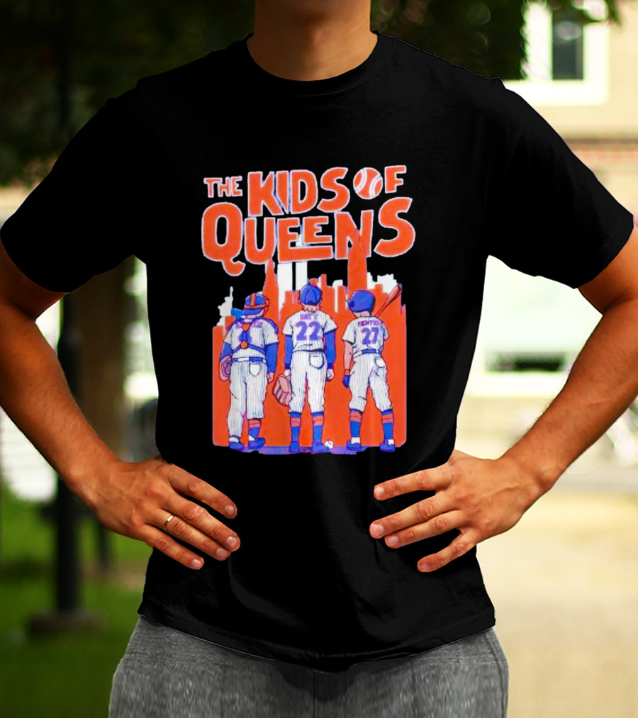Francisco Alvarez Brett Baty Mark Vientos The Kids Of Queens New York Mets Players T-Shirt