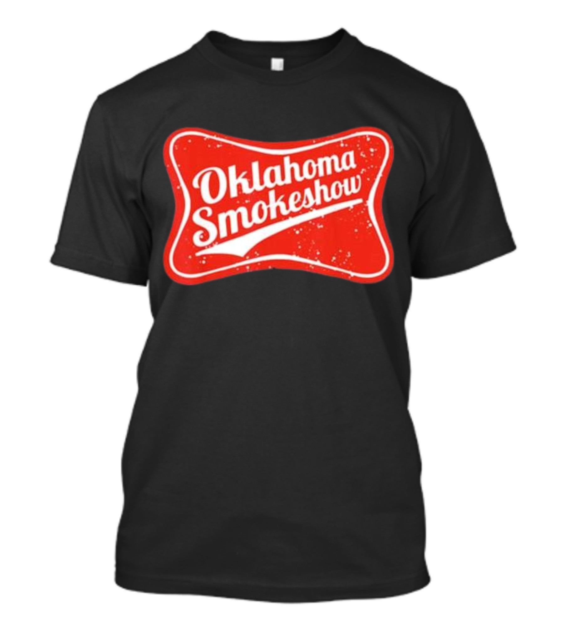 Oklahoma Smokeshow Retro Style Red T-Shirt