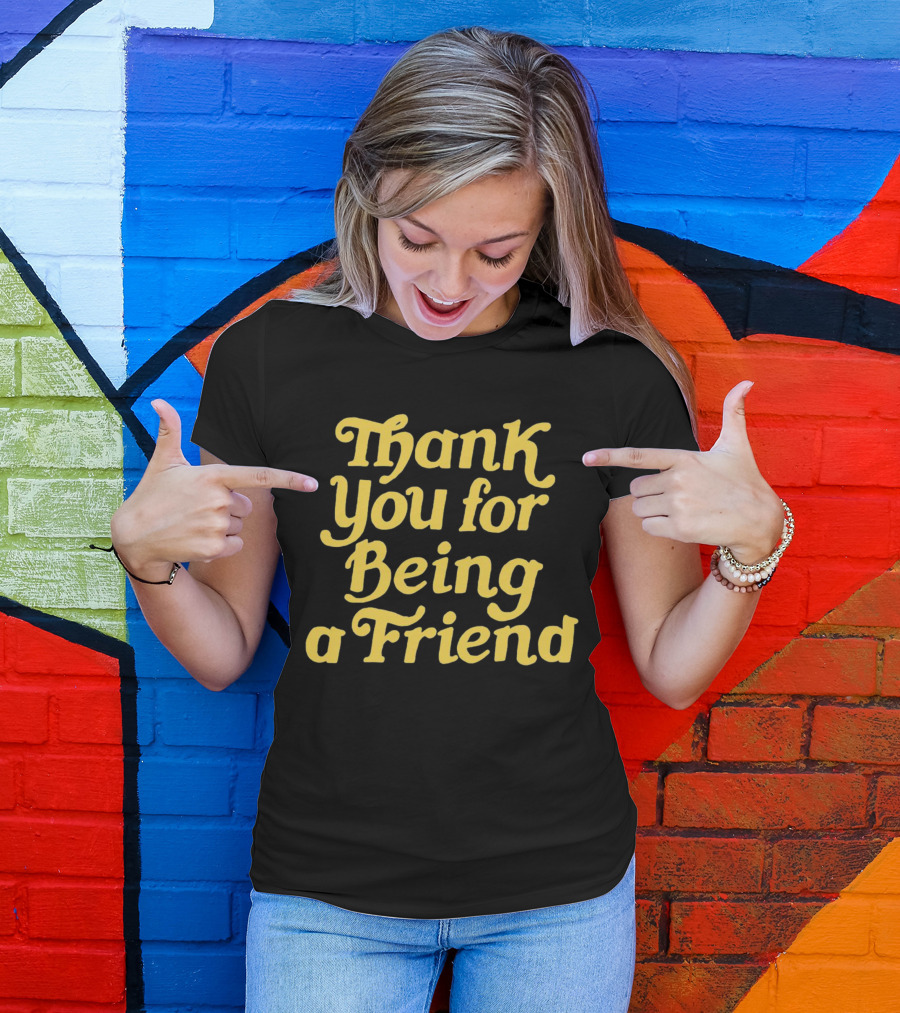 Thank You For Being A Friend Retro Style Golden Girls Fan T-Shirt