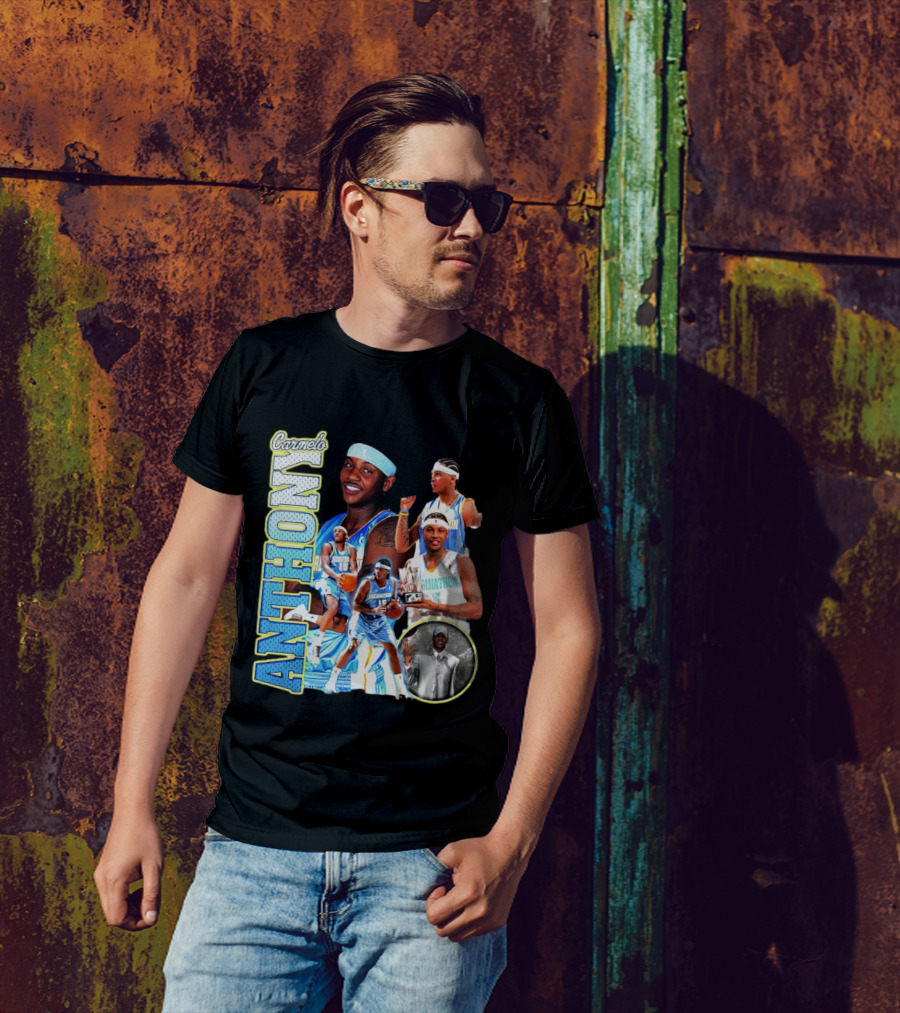 Carmelo Anthony Denver Basketball Legend T-Shirt