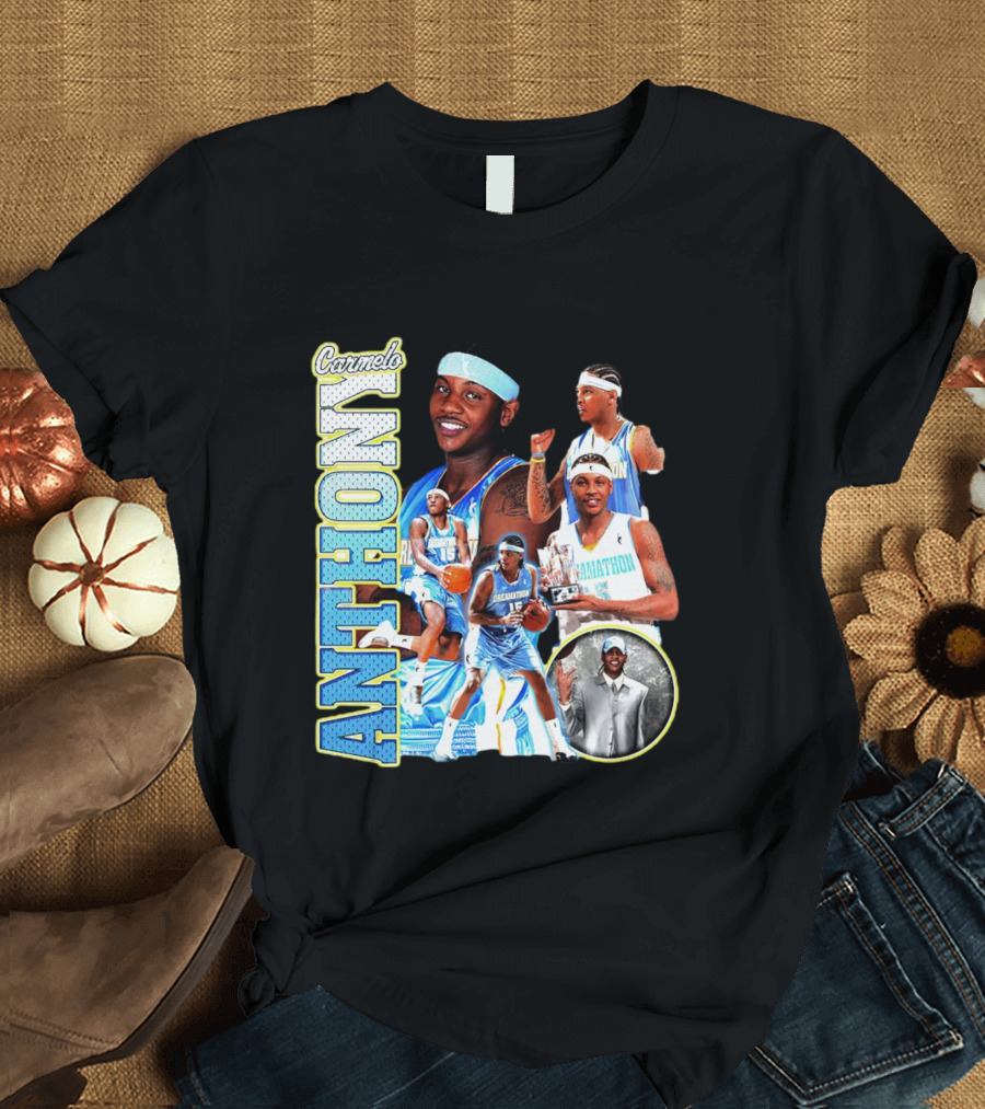 Carmelo Anthony Denver Basketball Legend T-Shirt