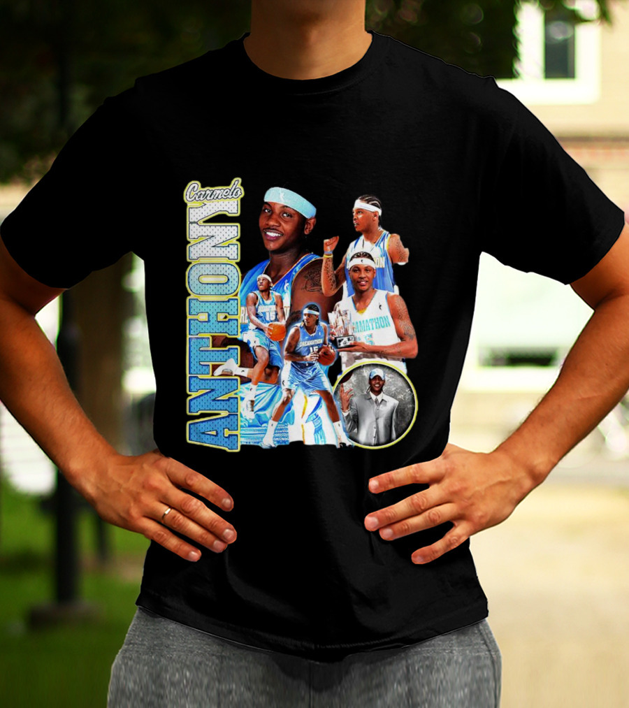 Carmelo Anthony Denver Basketball Legend T-Shirt